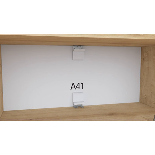 Wrought Studio Ozge Floating TV Stand Up to 80" TV's Wall Mounted Media